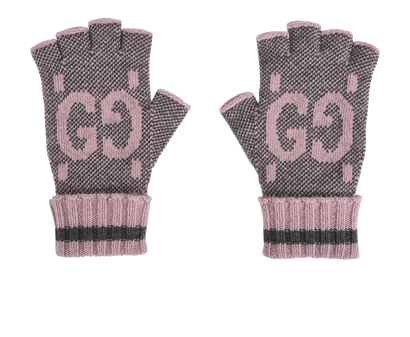 Gucci GG Fingerless Gloves, front view